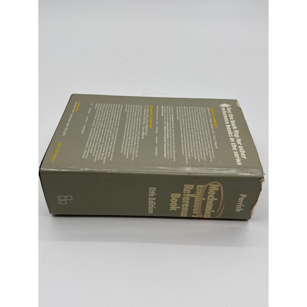 Mechanical Engineer's Reference Book 11th Edition A Parrish Butterworths 1980 - Picture 7 of 8